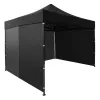 Pawilon ogrodowy eventowy automatyczny samorozkładalny namiot 3x3 m czarny MultiGarden-1408937