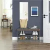 Szafka na buty regał z siedziskiem LOFT drewniana-1408598