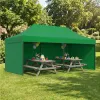 Pawilon ogrodowy eventowy automatyczny samorozkładalny namiot 3x6 m zielony MultiGarden-1408812