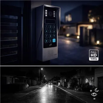 WIDEODOMOFON EURA VDP-90A3 DELTA + czarny monitor TUYA-1409767