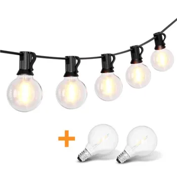 Girlanda ogrodowa świetlna łańcuch 25x LED 15m 9 trybów lampki ogrodowe 9W-1408783