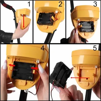 Wykrywacz metali detektor metalu LCD MD3010-1408396