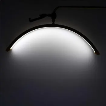 Lampa do przedłużania rzęs LED 36W regulowana kosmetyczna bezcieniowa łuk złota-1408412
