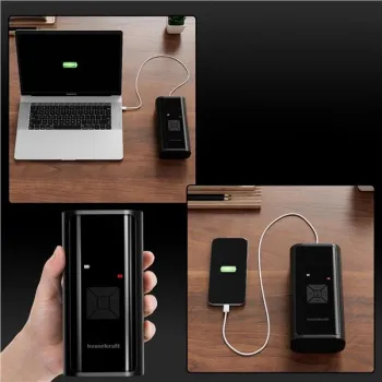 Pompka rowerowa elektryczna kompresor do opon powerbank 6000mAh latarka LED-1408739