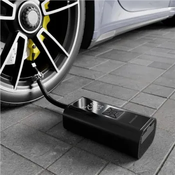 Pompka rowerowa elektryczna kompresor do opon powerbank 6000mAh latarka LED-1408736