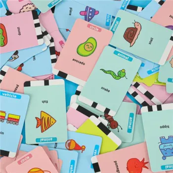 Zabawka interaktywna robot nauka rysowania fiszki kolorowe mazaki różowy-1408490