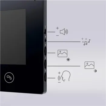 WIDEODOMOFON EURA VDP-90A3 DELTA + czarny monitor TUYA-1409774