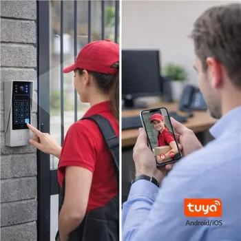 WIDEODOMOFON EURA VDP-90A3 DELTA + biały monitor TUYA -1409761