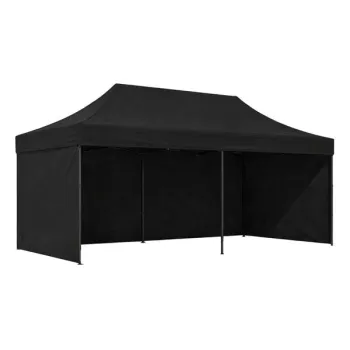 Pawilon ogrodowy eventowy automatyczny samorozkładalny namiot 3x6 m czarny MultiGarden-1408795