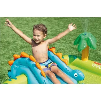Basen dmuchany dla dzieci wodny plac zabaw z dinozaurami zjeżdżalnia fontanna INTEX 57166-1409005
