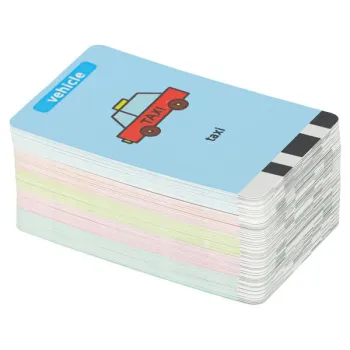 Zabawka interaktywna robot nauka rysowania fiszki kolorowe mazaki różowy-1408478