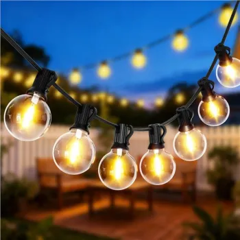 Girlanda ogrodowa świetlna łańcuch 25x LED 15m 9 trybów lampki ogrodowe 9W-1408788