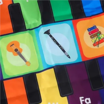 Mata do tańczenia dla dzieci interaktywna muzyczna 8 instrumentów 10 melodii-1408466