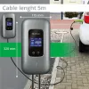 Qoltec Stacja ładowania EV Typ2 do samochodu elektrycznego i hybryd |  3 fazy | 22kW | 32A | Wi-fi | LCD | RFID | Smart