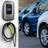 Qoltec Stacja ładowania EV Typ2 do samochodu elektrycznego i hybryd |  3 fazy | 22kW | 32A | Wi-fi | LCD | RFID | Smart