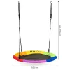 Huśtawka ogrodowa bocianie gniazdo 100 cm kolorowa ECOTOYS-1428439