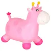 Skoczek dla dzieci do skakania z pompką gumowy różowa żyrafa-1428264