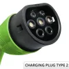 Qoltec Mobilna ładowarka do samochodu elektrycznego EV i hybryd z regulacją 2w1 Typ2 | 7kW | 230V | CEE 32A | Wi-fi | 