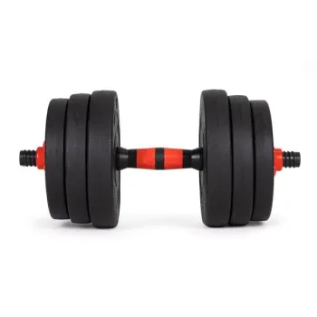 Hantle regulowane 2x15 kg sztanga zestaw 30 kg gryf MOVEPRO-1428479