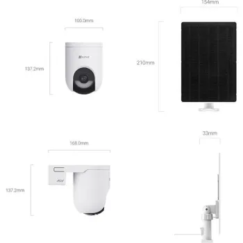 Kamera IP Ezviz HB8 Lite 4G Wi-Fi 4MP z Panelem Solarnym 5W-1429792
