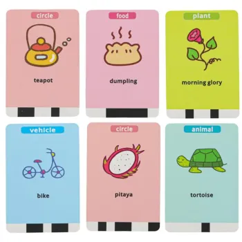 Zabawka interaktywna edukacyjna robot nauka rysowania fiszki mazaki pomarańczowy-1428234