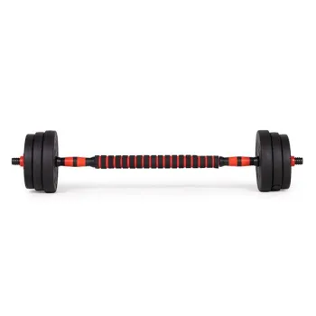 Hantle regulowane 2x15 kg sztanga zestaw 30 kg gryf MOVEPRO-1428475