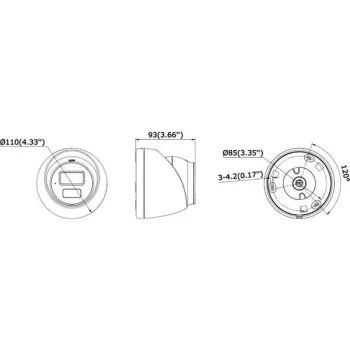 Kamera IP Hikvision DS-2CD1327G2H-LIUF/SL 2.8mm PL-1429612