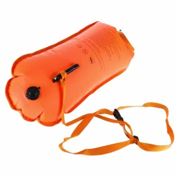 Bojka do pływania boja asekuracyjna ratunkowa pływacka sucha kieszeń gwizdek 28l-1428218