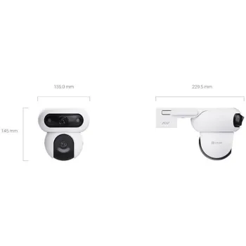 Kamera IP Ezviz HB90X Dual 4G Wi-Fi Kit 4MP+4MP z panelem solarnym 8W-1429808