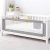 Barierka do łóżka ochronna zabezpieczenie blokada osłona 160cm szara-1431443