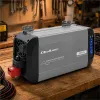 Qoltec Przetwornica napięcia Pure Sine Wave | 12V na 230V | 1000/2000W | LCD | USB | USB-C | Kompatybilna z LiFePO4 GEL
