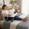 Podstawka pod laptopa składana stolik do łóżka 60x40 cm biała ModernHome-1432219