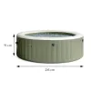 Nadmuchiwane SPA basen z hydromasażem 6 os. 216x71 cm akcesoria premium INTEX 28428NP-1435248