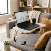 Podstawka pod laptopa składana stolik do łóżka 60x40 cm biała ModernHome-1432220