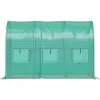 Szklarnia tunel ogrodowy foliowy 3x2x2 m 6 m2 metalowy stelaż folia UV-1430526