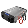 Qoltec Przetwornica napięcia Pure Sine Wave | 12V na 230V | 2500/5000W | LCD | USB | USB-C | Kompatybilna z LiFePO4 GEL