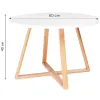 Stolik kawowy nowoczesny skandynawski 60 cm bambus ModernHome-1439700