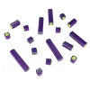 Klocki magnetyczne konstrukcyjne tor wyścigowy auta 129 elementów-1435454