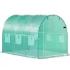 Szklarnia tunel ogrodowy foliowy 3x2x2 m 6 m2 metalowy stelaż folia UV-1430528