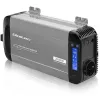 Qoltec Przetwornica napięcia Pure Sine Wave | 12V na 230V | 1000/2000W | LCD | USB | USB-C | Kompatybilna z LiFePO4 GEL
