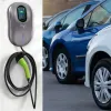Qoltec Stacja ładowania EV Typ2 do samochodu elektrycznego i hybryd | 22kW | LCD | 2 Karty EV | 3 fazy | Wallbox | Hote