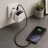 Qoltec Ładowarka sieciowa GaN Super Fast 65W | USB-C PD PPS | 5-20V | 3-3.25A | Laptop | MacBook | Smartfon | wysuwany 