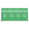 Szklarnia tunel ogrodowy foliowy 6x3x2 m 18 m2 metalowy stelaż folia UV-1430510