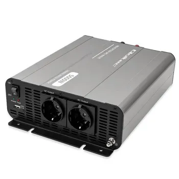 Qoltec Przetwornica napięcia MS Wave | 12V na 230V | 2500/5000W | USB | Kompatybilna z LiFePO4 GEL AGM-1435683