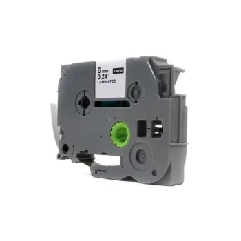 Taśma JetWorld Biały na Czerwonym Zamiennik Brother 6mm x 8m TZe-415 (TZE415, TZ415, TZ-415, AZE415, AZE-415)