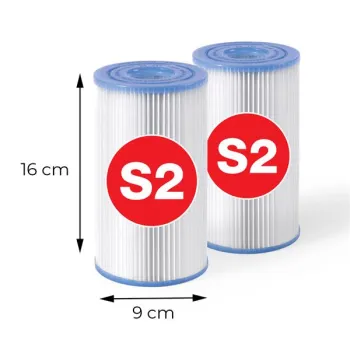 Filtr do pompy Pure Spa typ S2 zestaw 2 sztuki INTEX 29012-1434684