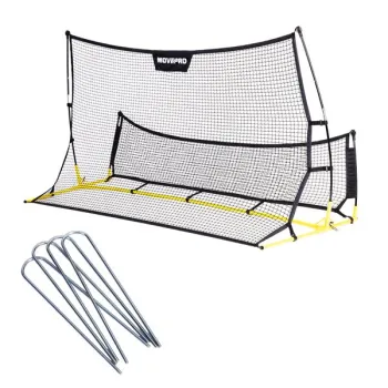 Rebounder trenażer piłkarski dwustronny do treningu strzałów 220x120 cm MOVEPRO-1434642