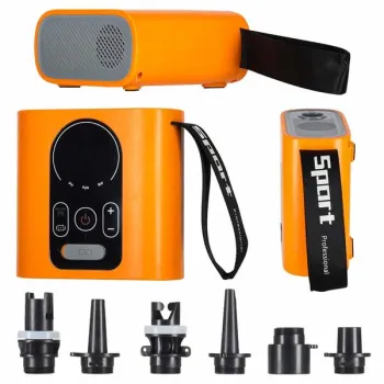 Pompka elektryczna samochodowa do deski SUP 22 PSI 140W, System Auto-off, mocna, kompaktowa i lekka-1432075