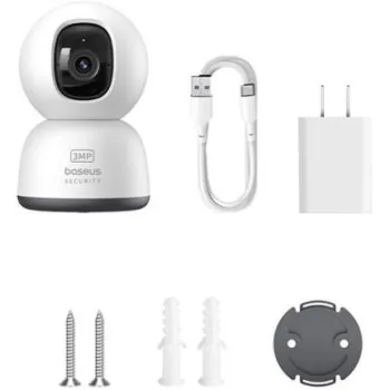 Kamera Baseus Security P1 Lite 2K (wersja EU) – biała S0TV002132-1430163