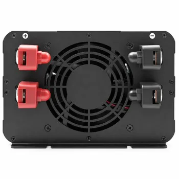 Qoltec Przetwornica napięcia Pure Sine Wave z UPS | 12V na 230V | 4000/8000W | USB | Kompatybilna z LiFePO4 GEL AGM-143